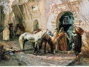 Arab or Arabic people and life. Orientalism oil paintings 155 unknow artist